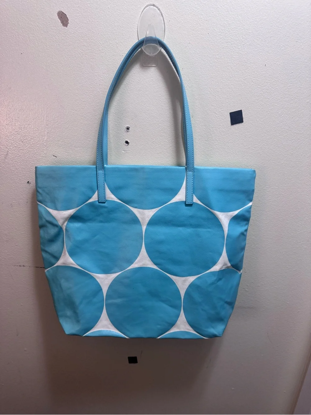 kate spade Aqua Dot Canvas Tote Bag - Picture 4 of 4